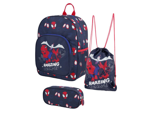 Sac à dos avec sac à cordon et trousse, 9 L