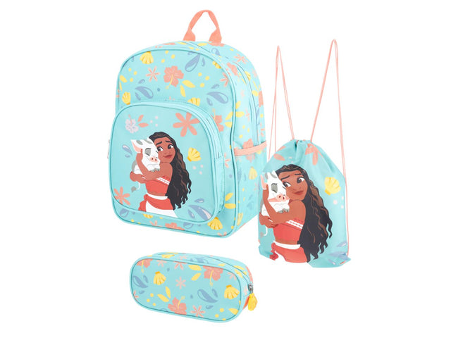 Sac à dos avec sac à cordon et trousse, 9 L
