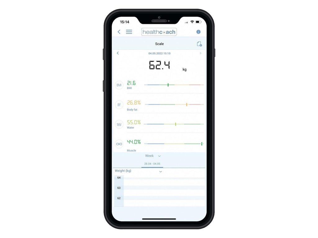 Pèse-personne impédancemètre Bluetooth