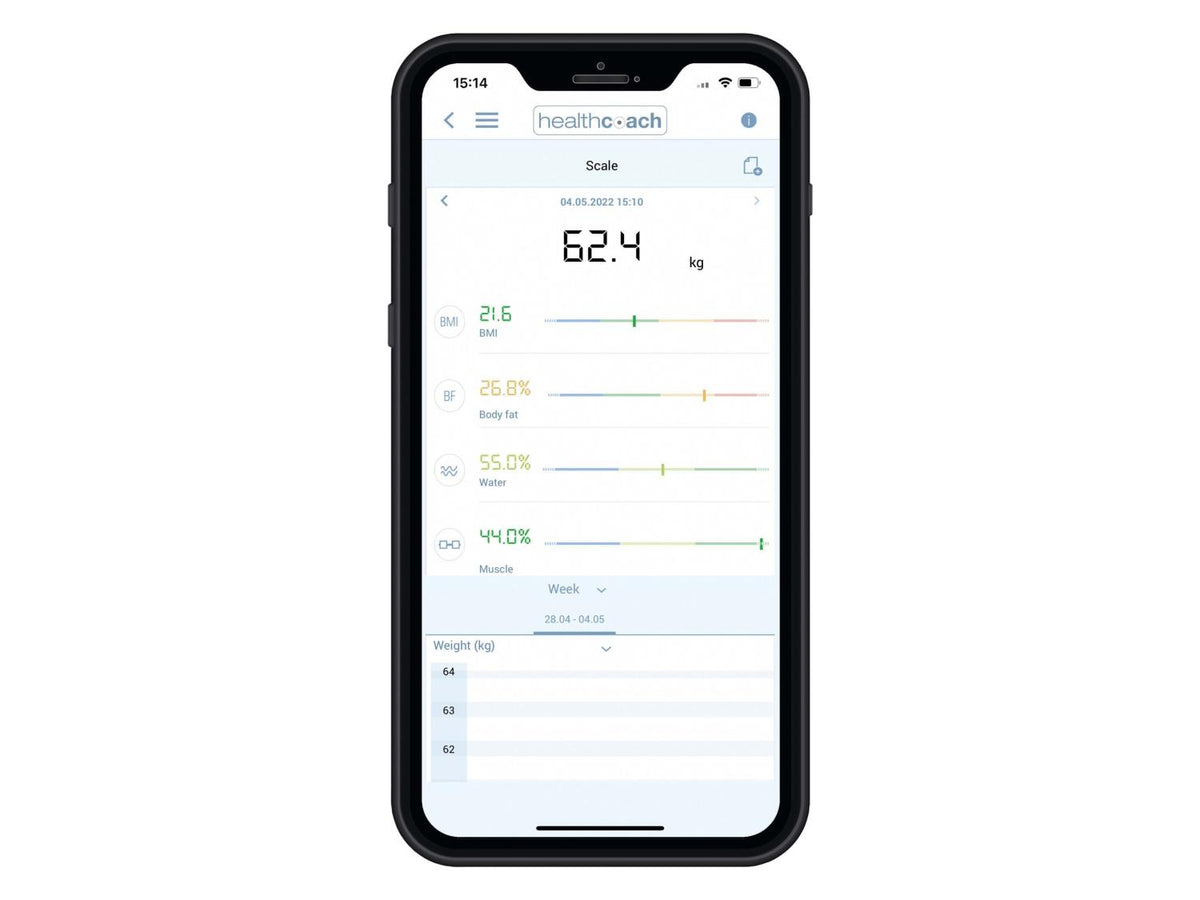 Pèse-personne impédancemètre Bluetooth