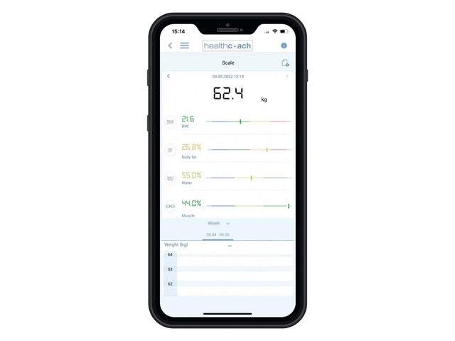 Pèse-personne impédancemètre Bluetooth