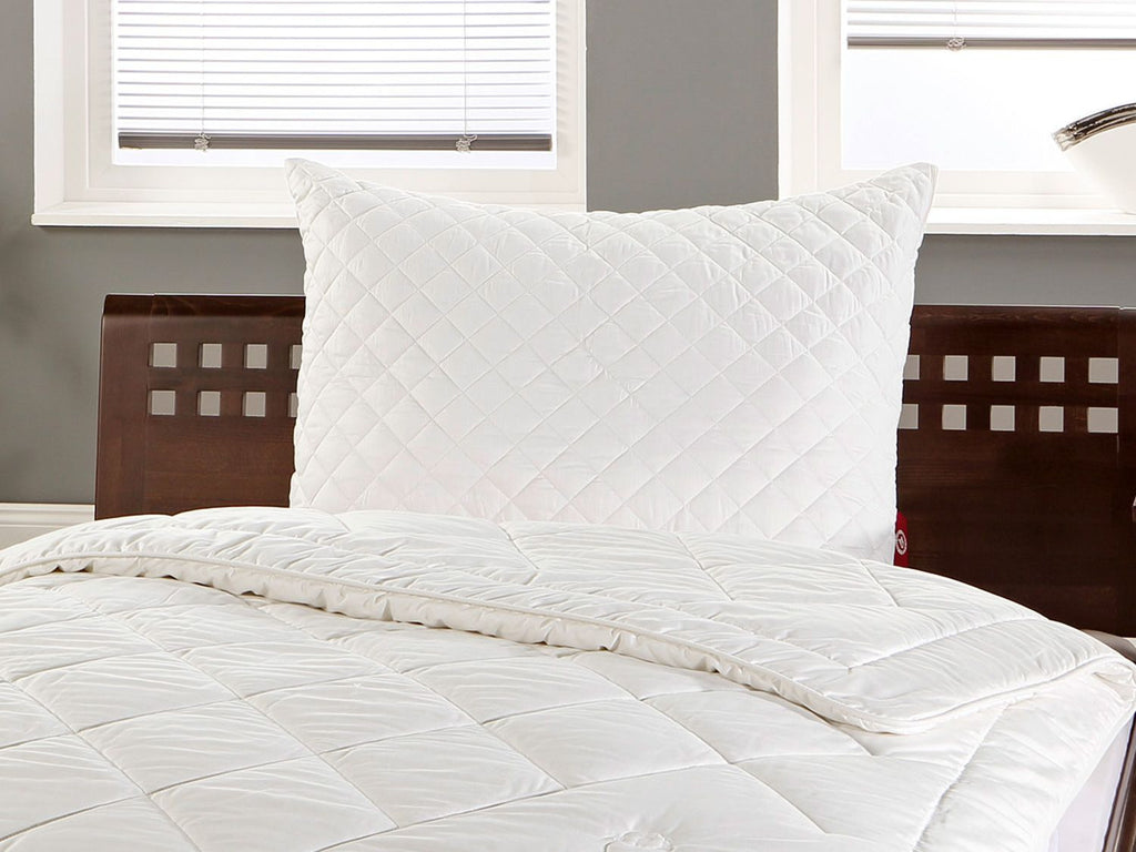 Oreiller matelassé en alpaga et kapok, 40 x 80 cm ou 80 x 80 cm
