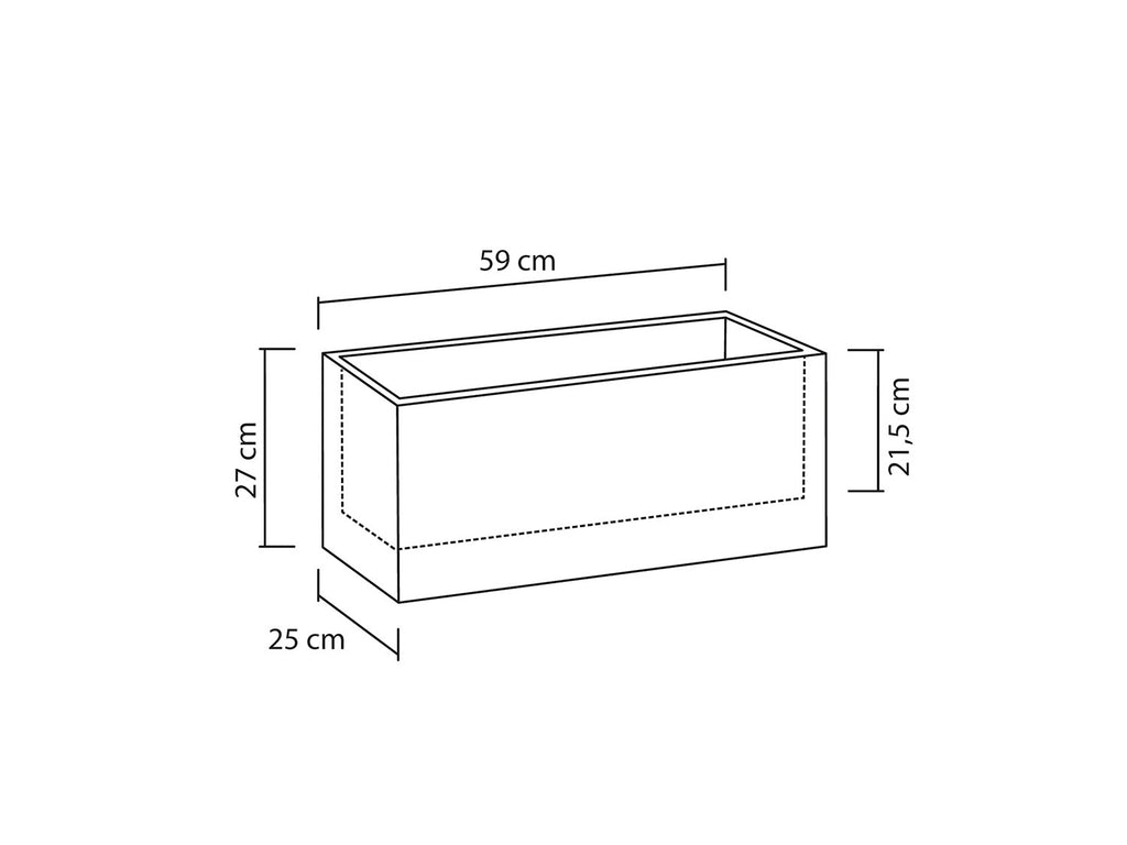 Bac à plantes Cube Box, 21 L ou 35,5 L