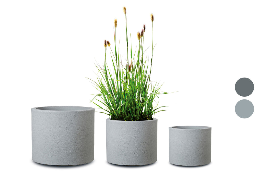 Pot à plantes « Riva », plastique, rond
