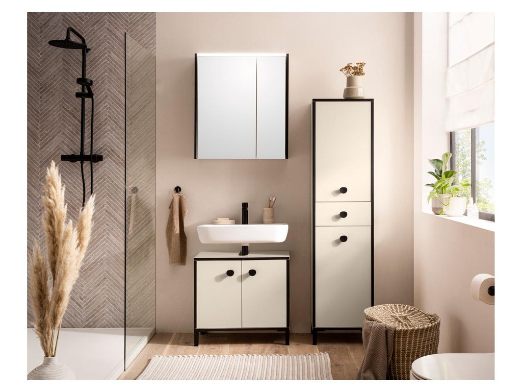 Armoire de toilette Edda, avec éclairage LED