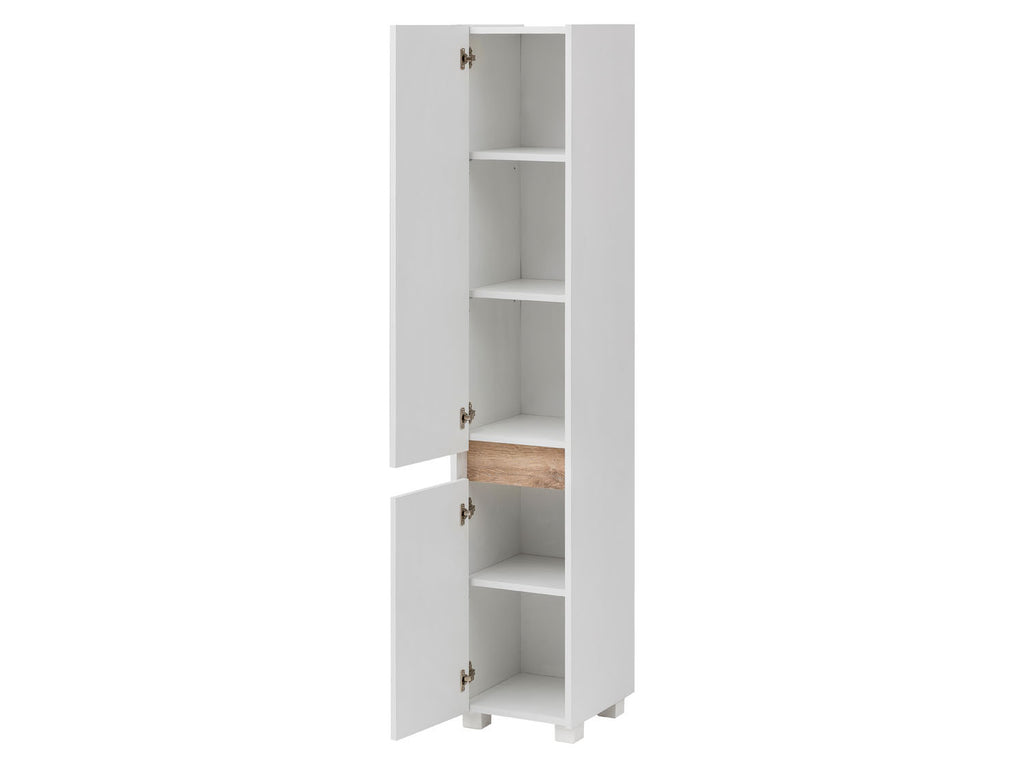 Armoire haute Cosmo, ouverture de porte moderne et sans poignée
