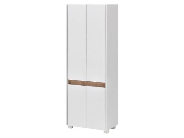 Armoire haute Cosmo, ouverture de porte moderne et sans poignée