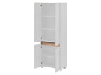 Armoire haute Cosmo, ouverture de porte moderne et sans poignée