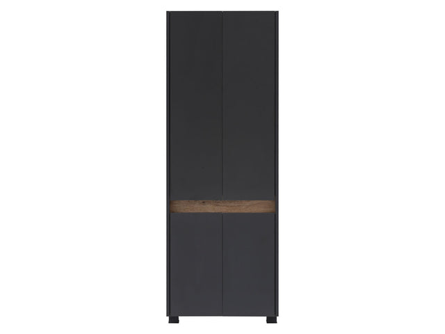 Armoire haute Cosmo, ouverture de porte moderne et sans poignée