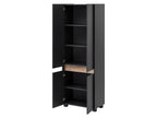 Armoire haute Cosmo, ouverture de porte moderne et sans poignée