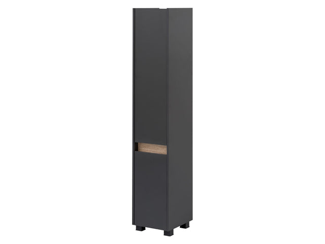 Armoire haute Cosmo, ouverture de porte moderne et sans poignée