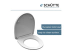Abattant WC High Gloss, avec fermeture en douceur