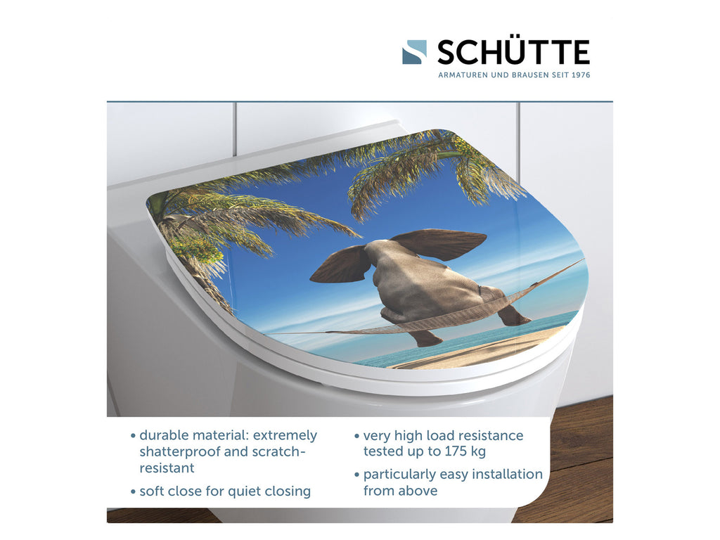 Abattant WC High Gloss, avec fermeture en douceur