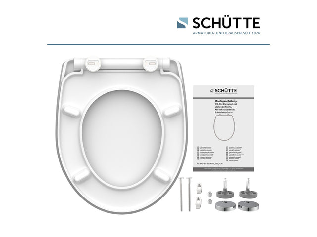 Abattant WC High Gloss, avec fermeture en douceur