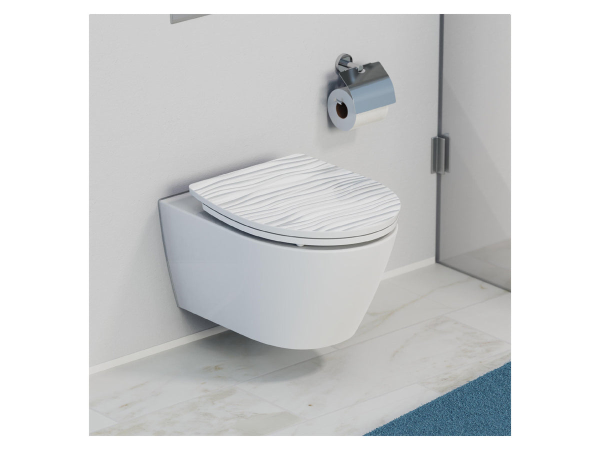 Abattant WC High Gloss, avec fermeture en douceur