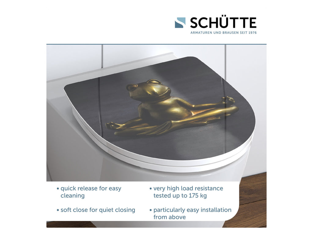 Abattant WC High Gloss, avec fermeture en douceur