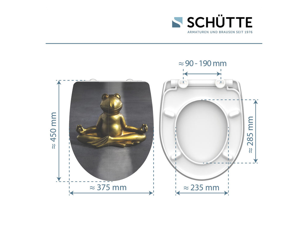Abattant WC High Gloss, avec fermeture en douceur