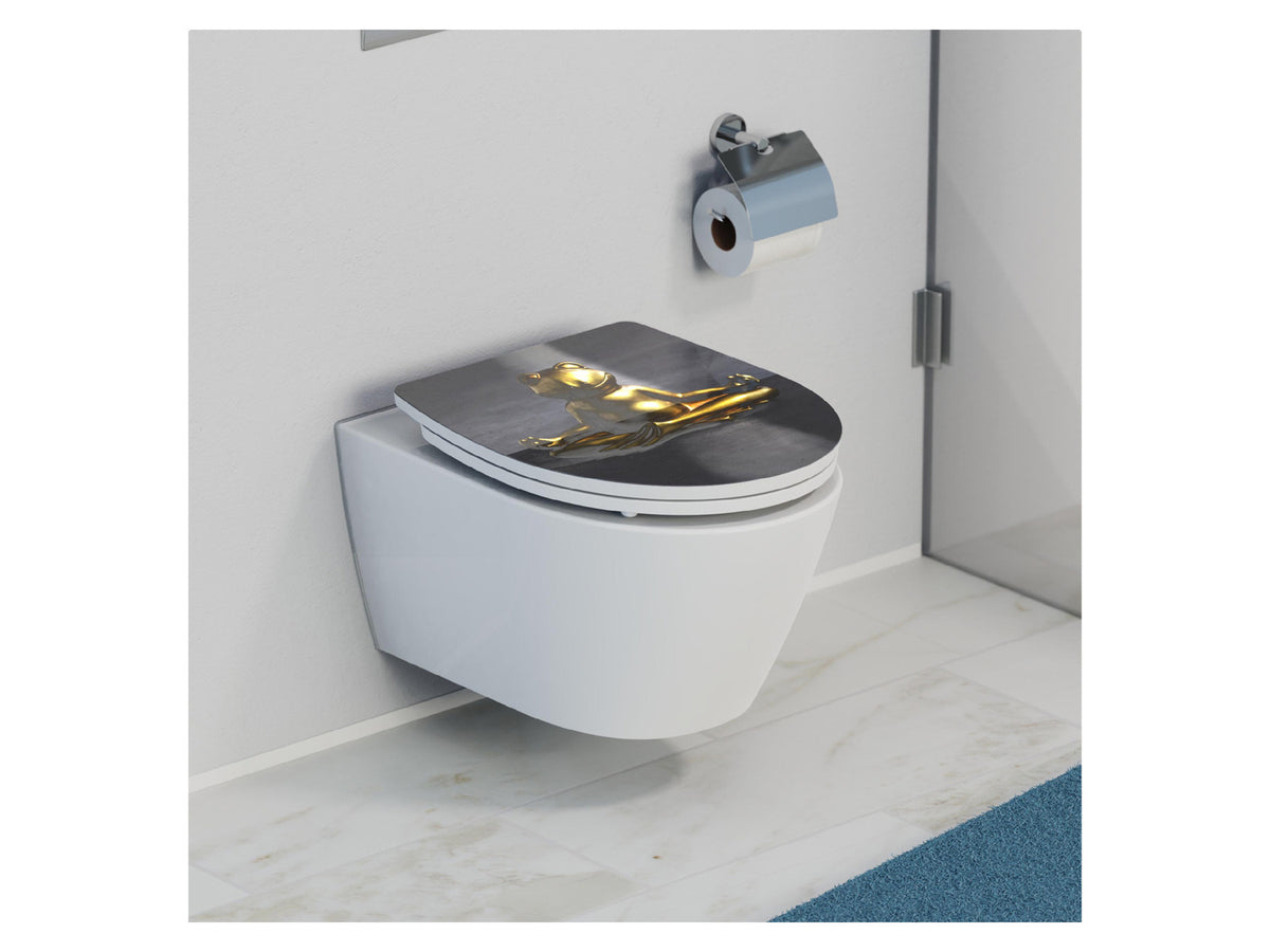 Abattant WC High Gloss, avec fermeture en douceur