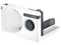 Trancheur universel compact avec moteur CC »AS9259«, avec socle repliable