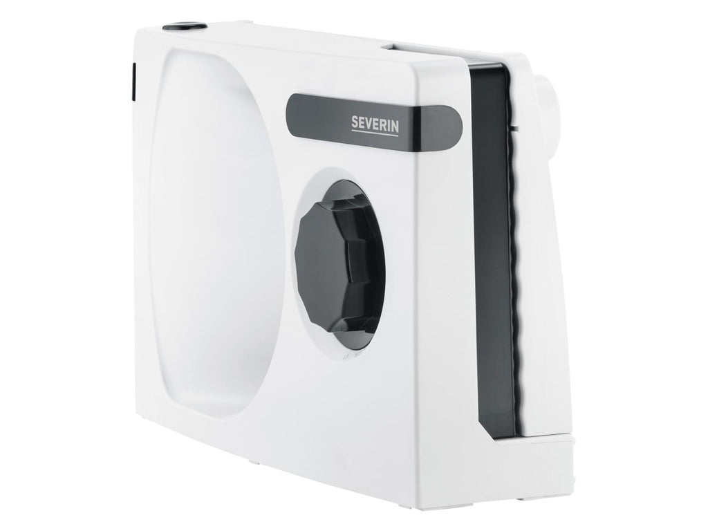 Trancheur universel compact avec moteur CC »AS9259«, avec socle repliable