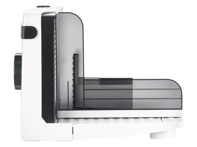 Trancheur universel compact avec moteur CC »AS9259«, avec socle repliable