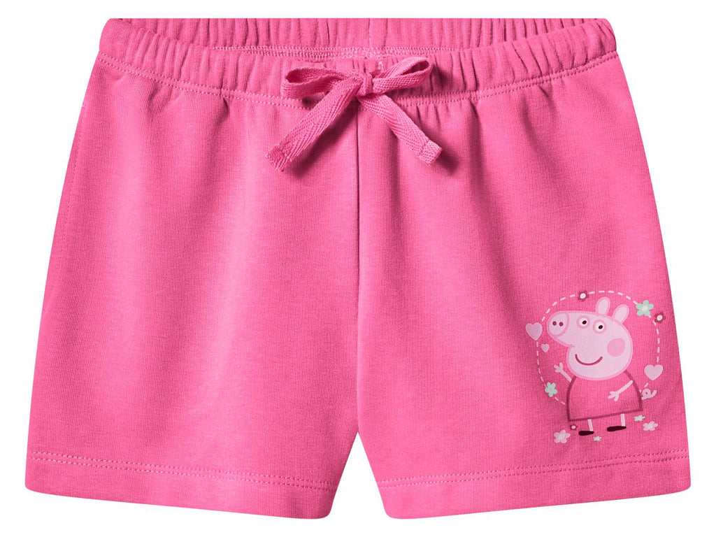 Shorts de survêtement pour enfants »Peppa Pig / Bluey / Spiderman / Cars«, 2 pièces
