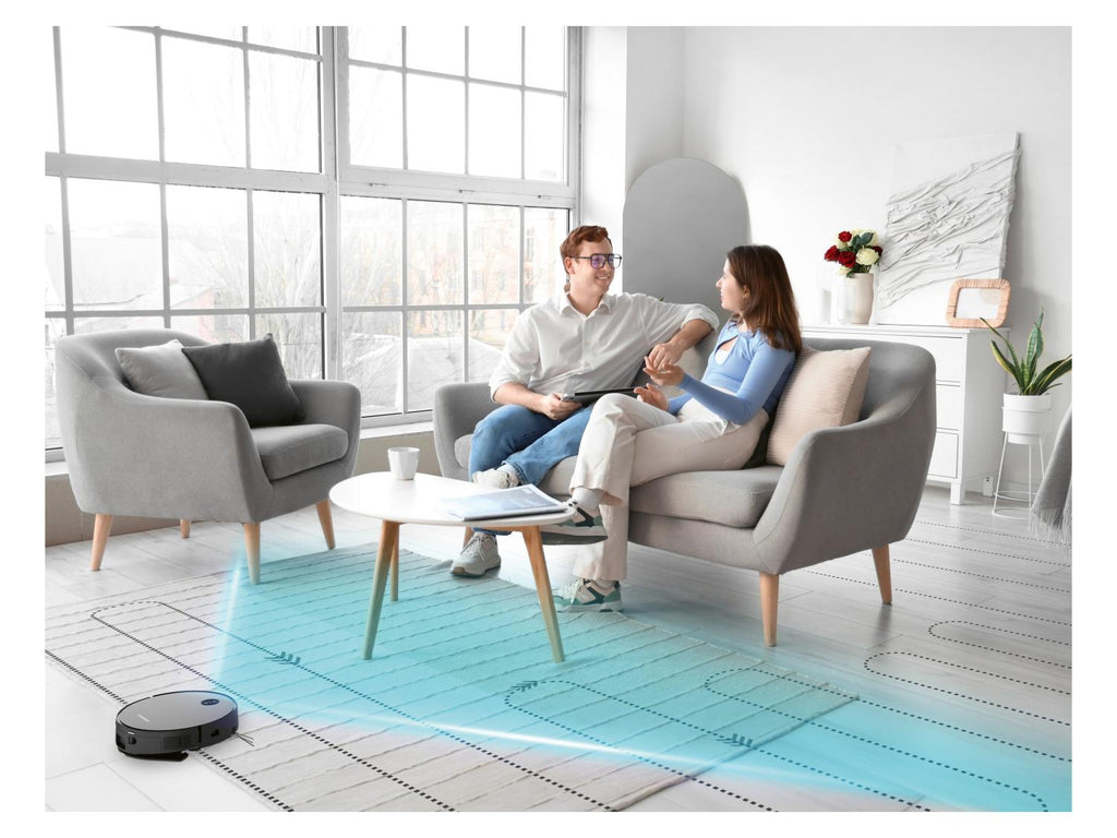 Aspirateur robot 2 en 1 avec station de vidage