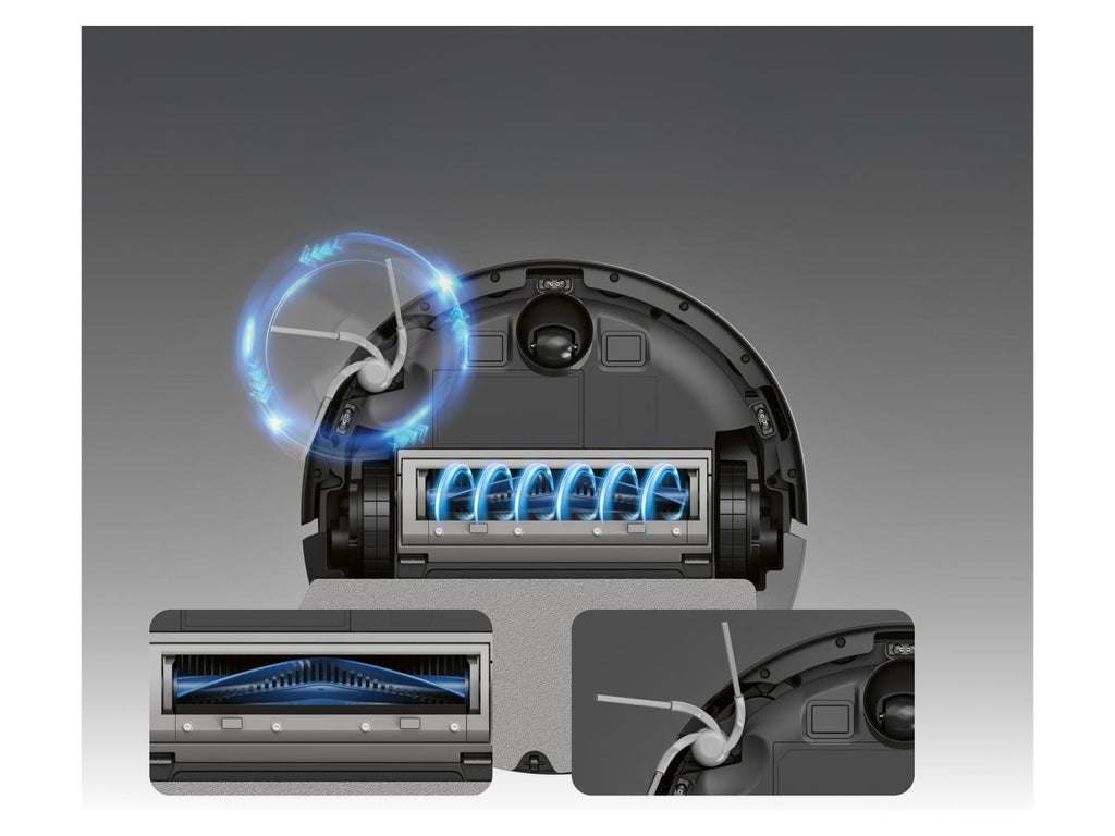 Aspirateur robot 2 en 1 avec station de vidage