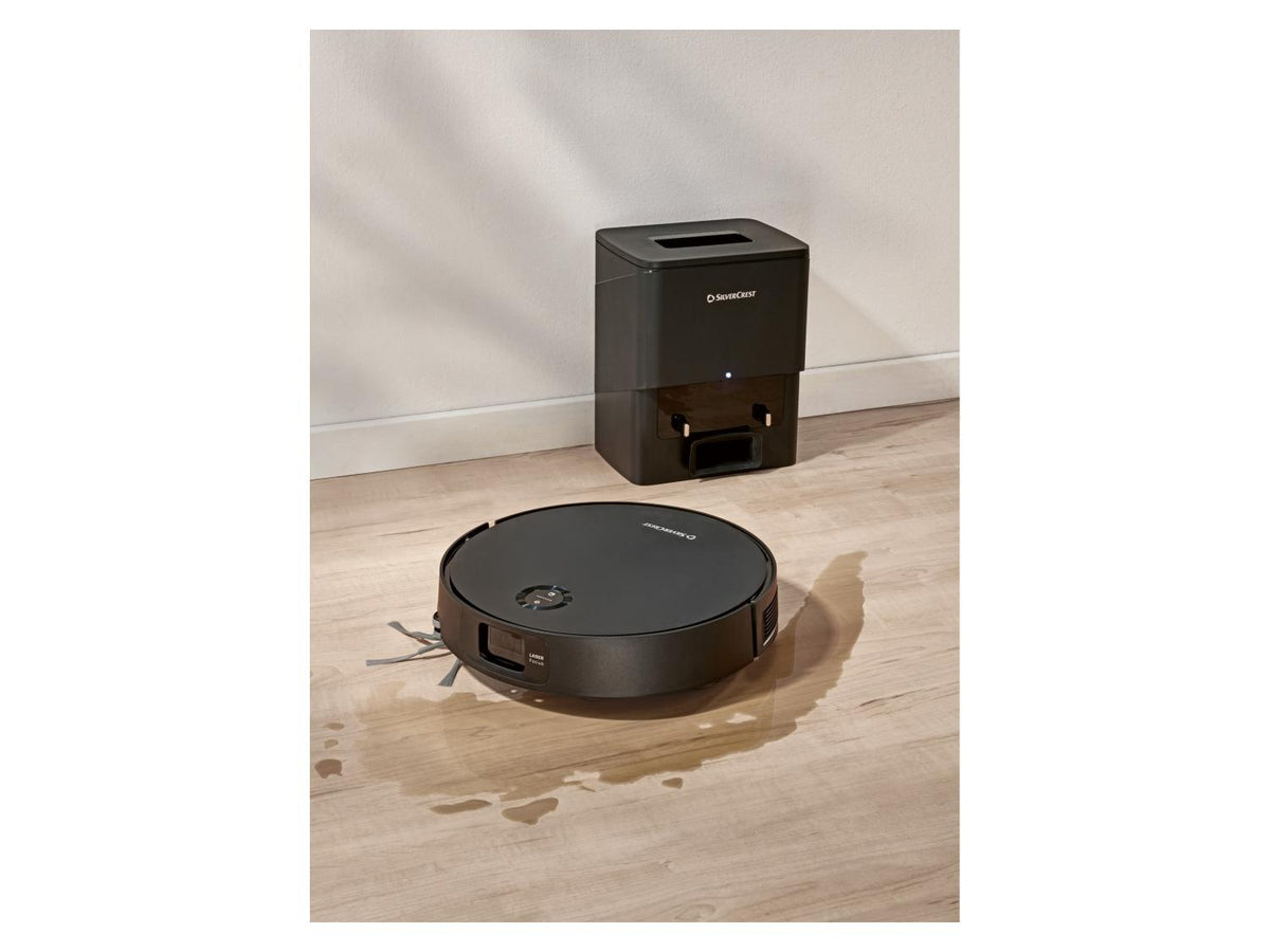 Aspirateur robot 2 en 1 avec station de vidage