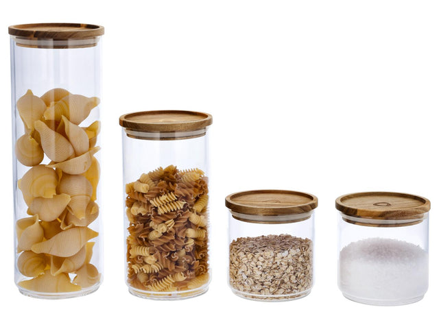 Boîtes de conservation en verre, 4 pièces