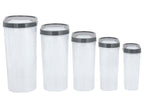 Boîtes verseuses en plastique, 5 pièces