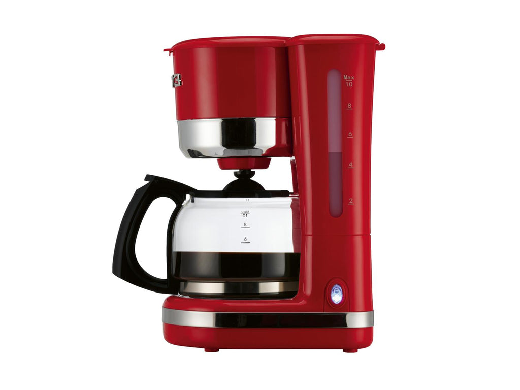 Cafetière filtre Retro 1973, 1,46 L, rouge