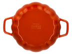 Cocotte en fonte en forme de citrouille