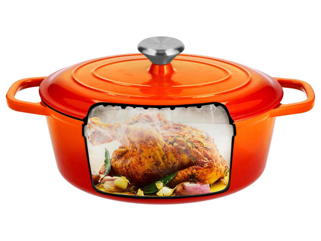Cocotte en fonte Premium, 4,8 L