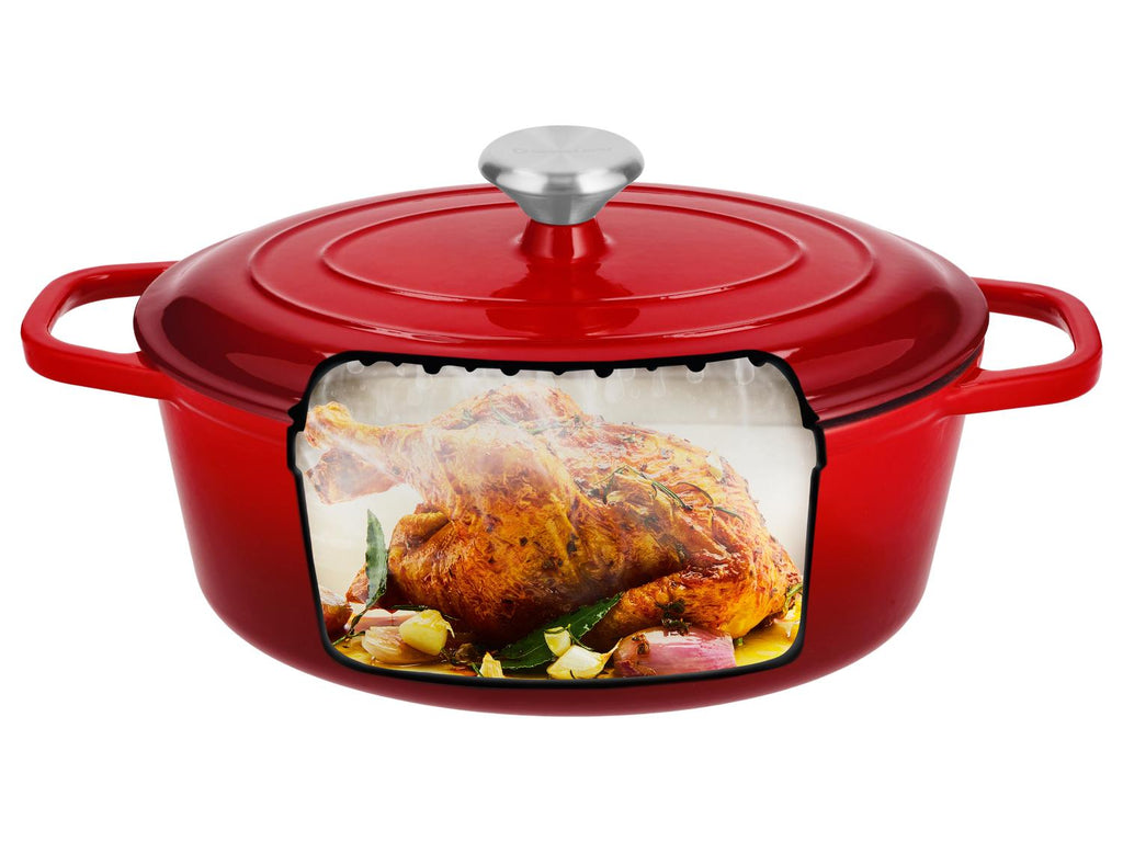 Cocotte en fonte Premium, 4,8 L