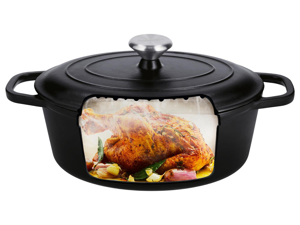 Cocotte en fonte Premium, 4,8 L