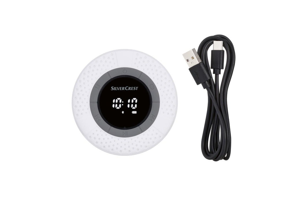 Enceinte de douche Bluetooth FM avec haut-parleur