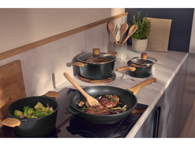 Faitout en fonte d’aluminium Ø 20 cm ou Casserole en fonte d’aluminium Ø 16 cm