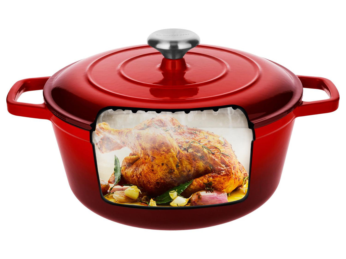 Faitout en fonte Premium, 5,6 L