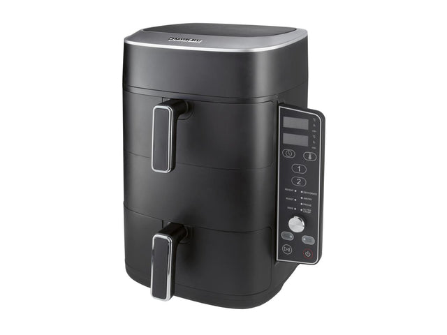 Friteuse à air chaud 2 zones superposées, 9,5 l
