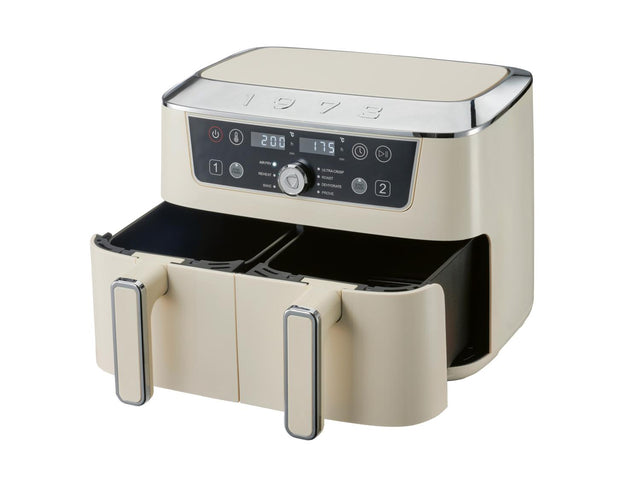 Friteuse à air chaud double zone Retro 1973, 8,7 L