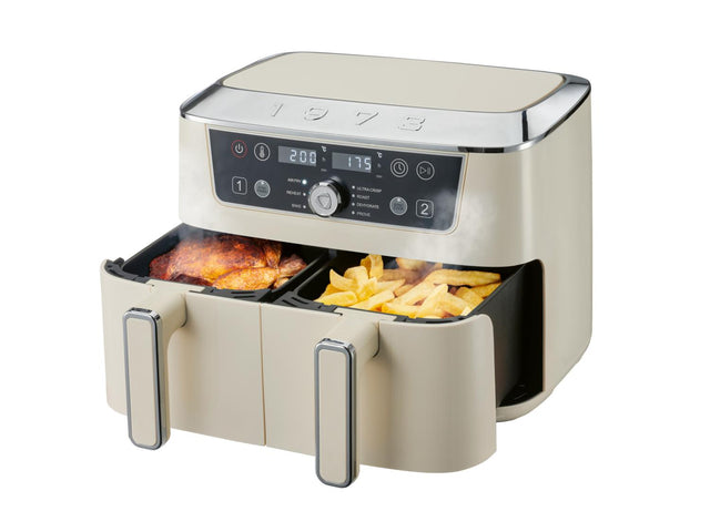 Friteuse à air chaud double zone Retro 1973, 8,7 L