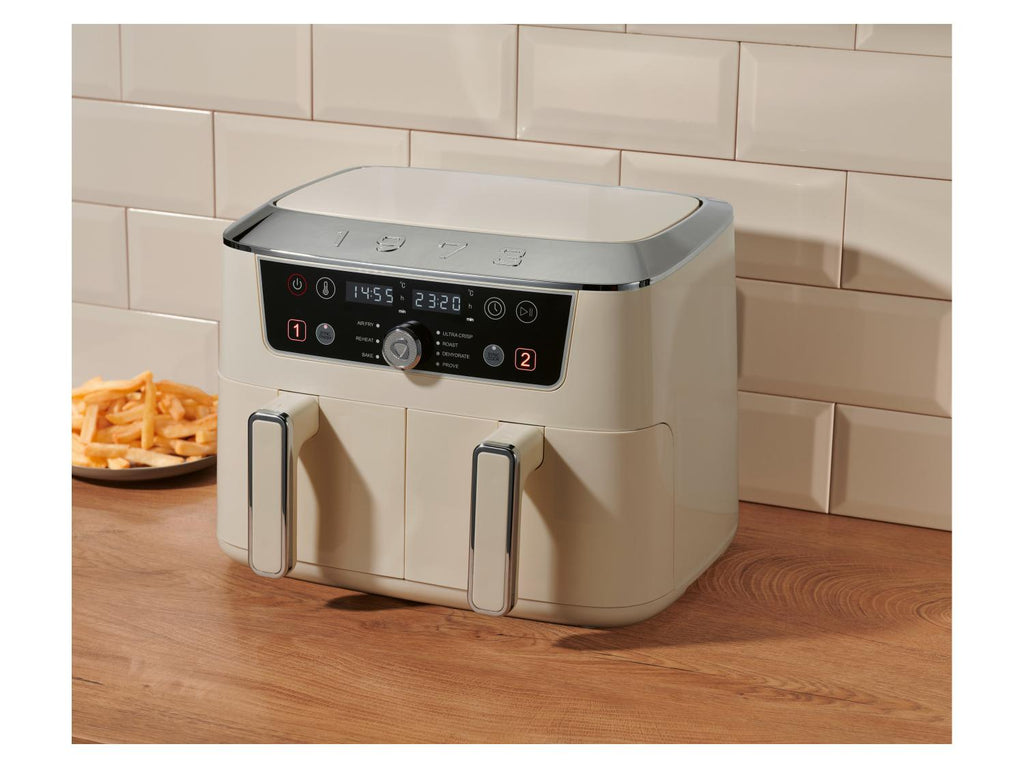 Friteuse à air chaud double zone Retro 1973, 8,7 L