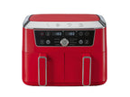 Friteuse à air chaud double zone Retro 1973, rouge