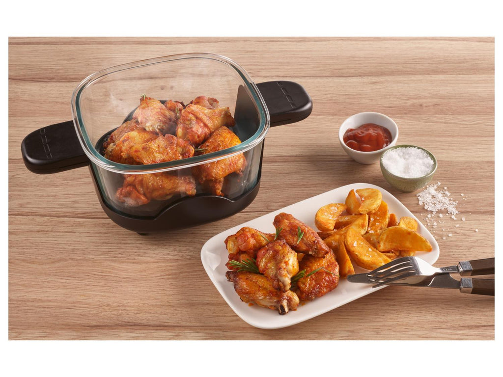 Friteuse sans huile en verre