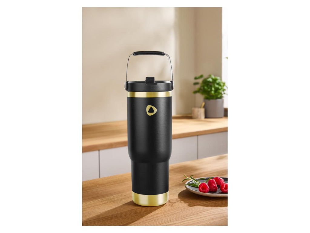 Gobelet isotherme en acier inoxydable avec anse, 880 ml