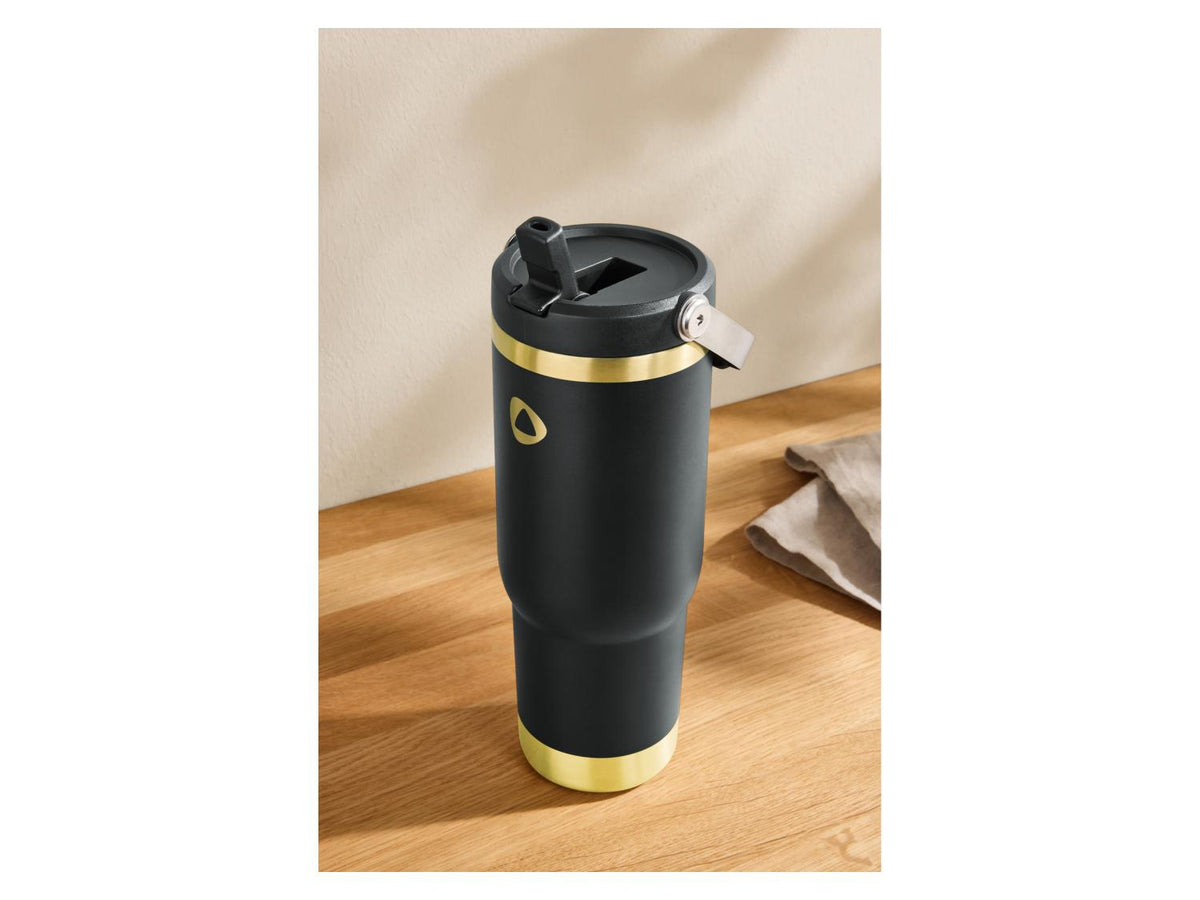 Gobelet isotherme en acier inoxydable avec anse, 880 ml