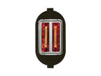 Grille-pain en plastique à deux fentes avec structure alvéolée STKW 870 A1