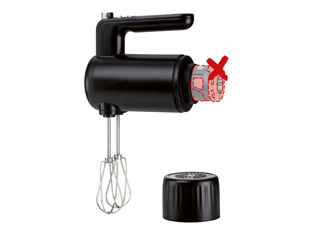 Batteur à main sans fil 12V SHMA 12 A1, avec 2 fouets