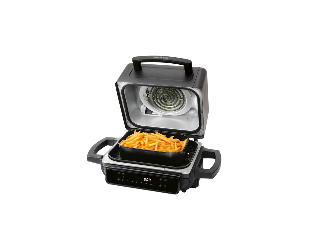Friteuse à air chaud avec grill et fumoir